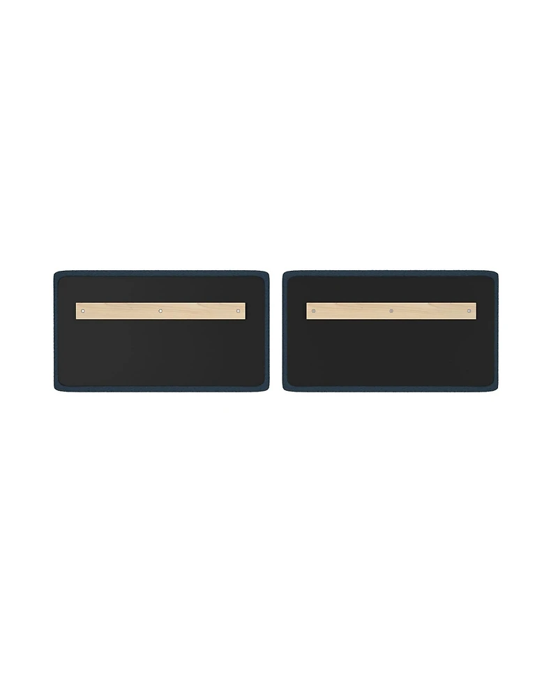Max and Lily Fundamentals Low Bunk Bed+ 2 Floating Headboards