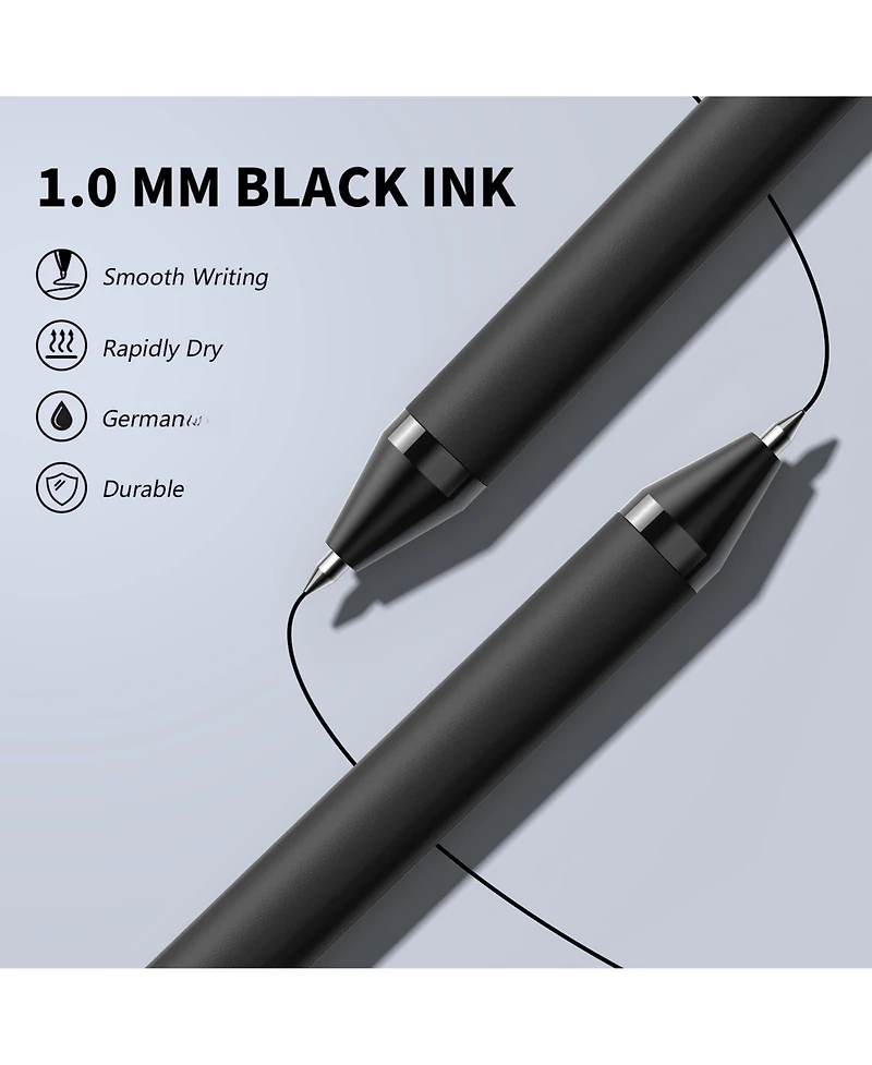 Gnuadz Ink Ballpoint Pens Retractable 1.0mm 50 Pack