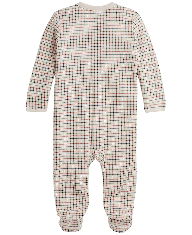 Polo Ralph Lauren Baby Boys' Tattersall Footed Coverall