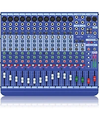 Midas DM16 16 Input Analog Live and Studio Mixer with Microphone Preamplifier