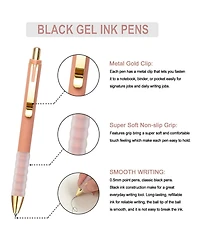 Gnuadz Gel Pens Ink Fine Point Retractable 12-count