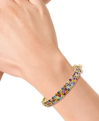 Effy Collection Multi-Gemstone (12-5/8 ct. t.w.) Bangle in 14k Yellow Gold