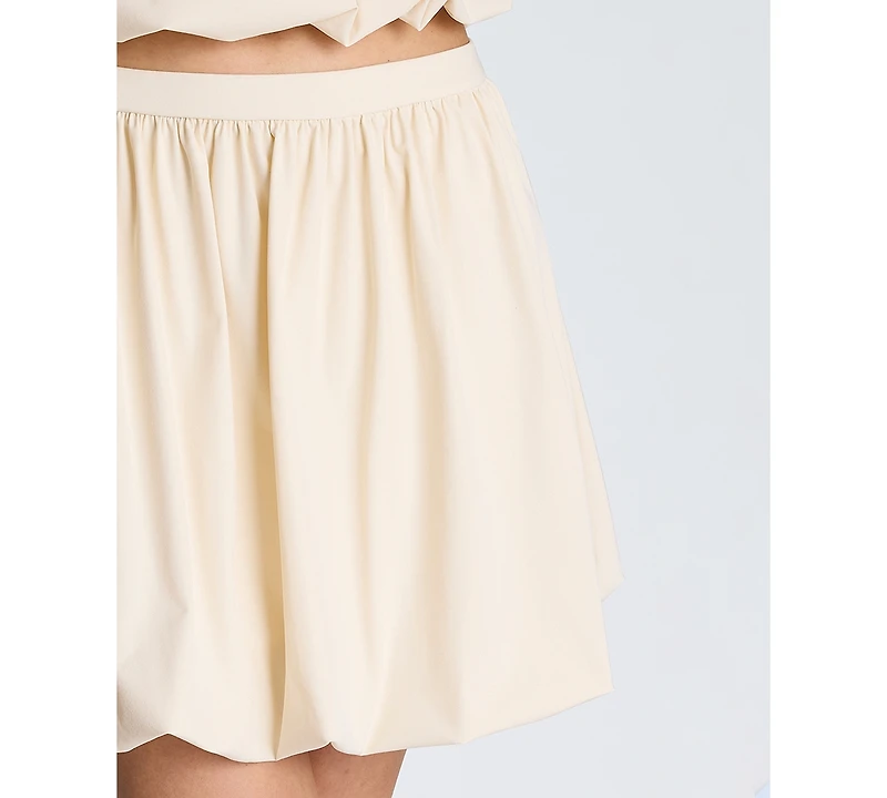 Kenneth Cole Women's Pull-On Mini Bubble Skirt