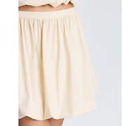 Kenneth Cole Women's Pull-On Mini Bubble Skirt