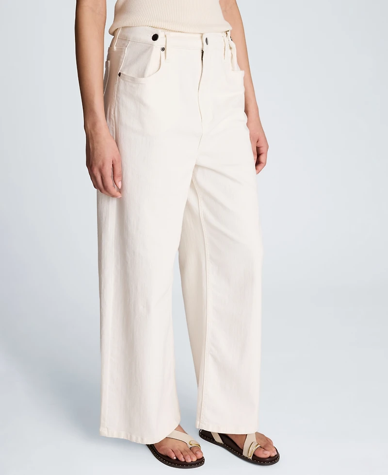 Kenneth Cole Women's High-Rise Wide-Leg Pants