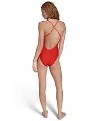 Calvin Klein Women's Cross Back Straps One-Piece Swimsuit