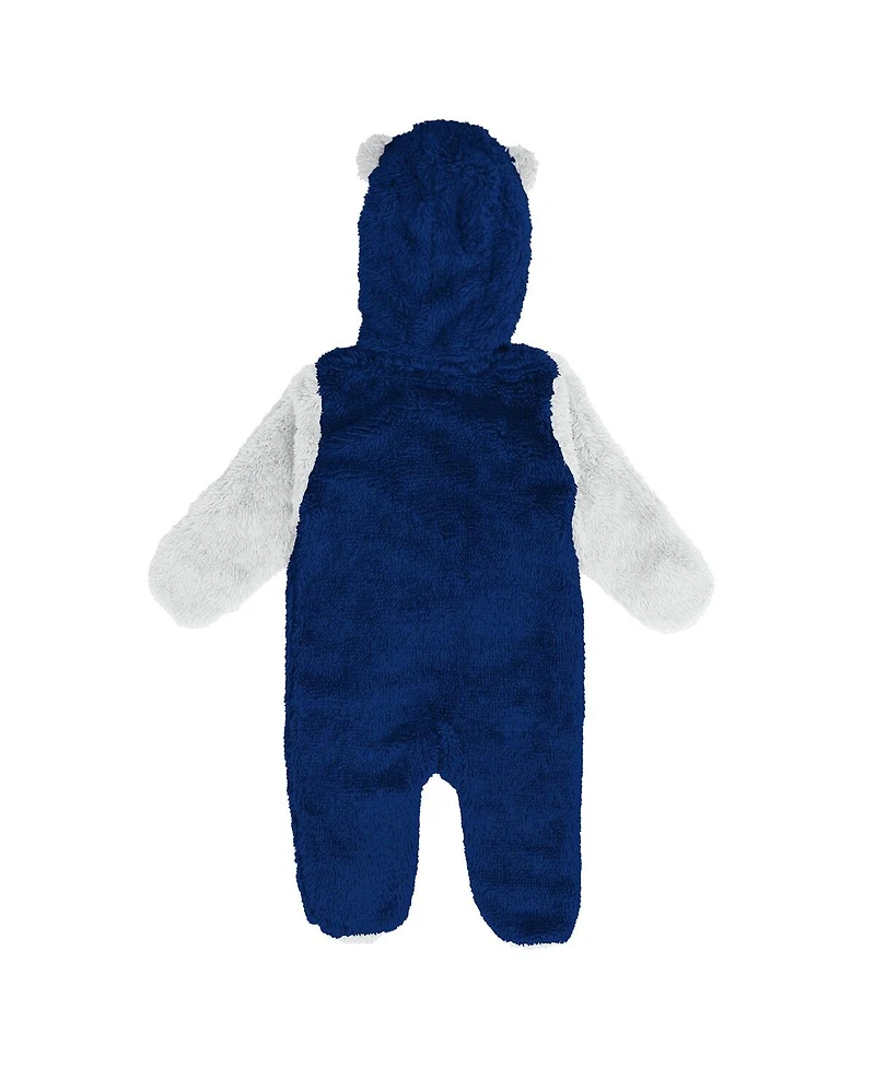 Outerstuff Baby Boys and Girls Blue Tampa Bay Lightning Stay Napping Fleece Bunting Full-Zip Hooded Sleeper