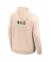 Fanatics Men's Cream Minnesota Wild Vintage Hoodie