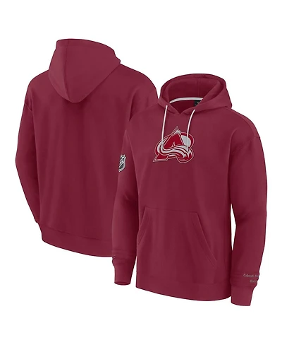 Fanatics Men's Burgundy Colorado Avalanche Elements Pace Pullover Hoodie