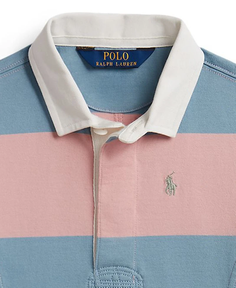 Polo Ralph Lauren Girls' 2T-6X Short-Sleeve Rugby Dress