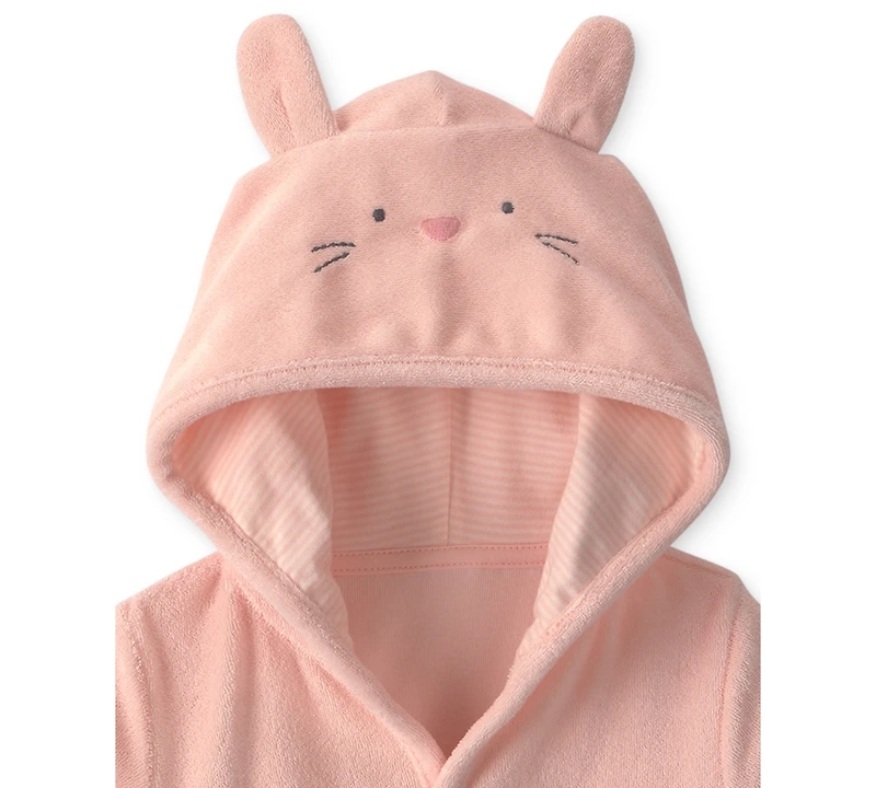 Carter's Baby Girls' Bunny Terry Bath Robes