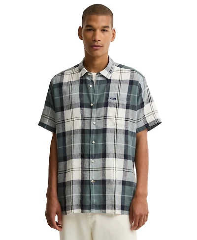 Barbour Men's Croft Tartan Regular-Fit Short-Sleeve Shirt