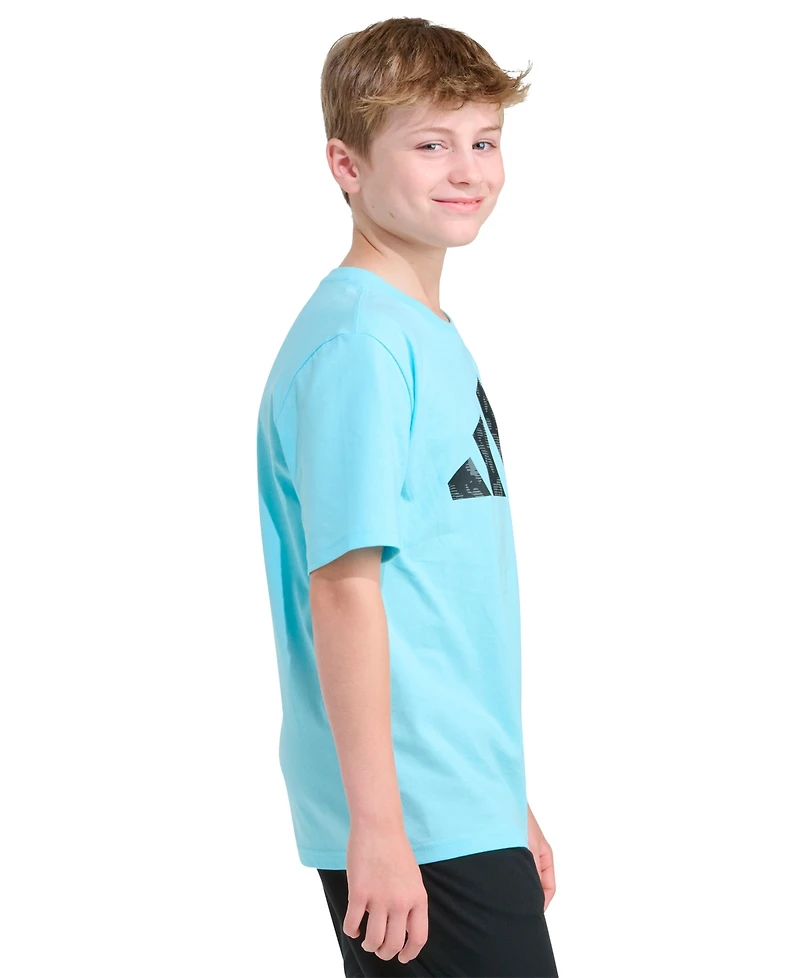 adidas Boys' 8-20 Short-Sleeve Lenticular Camo Logo T-shirt