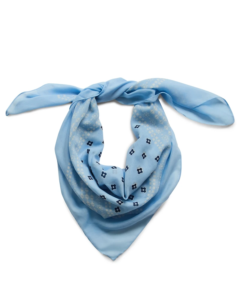 Steve Madden Geometric Bandana Printed Square Scarf