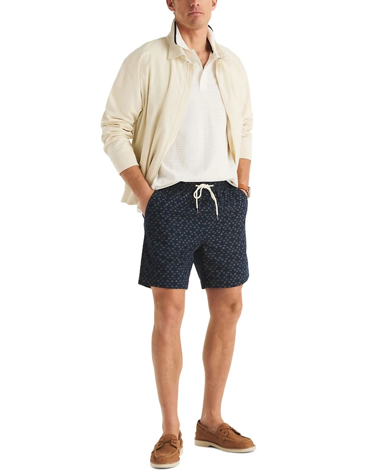 Nautica Men's Printed Pull-On Shorts