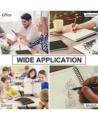 Gnuadz Spiral Notebook Lined Journal A5 Writing Notepad