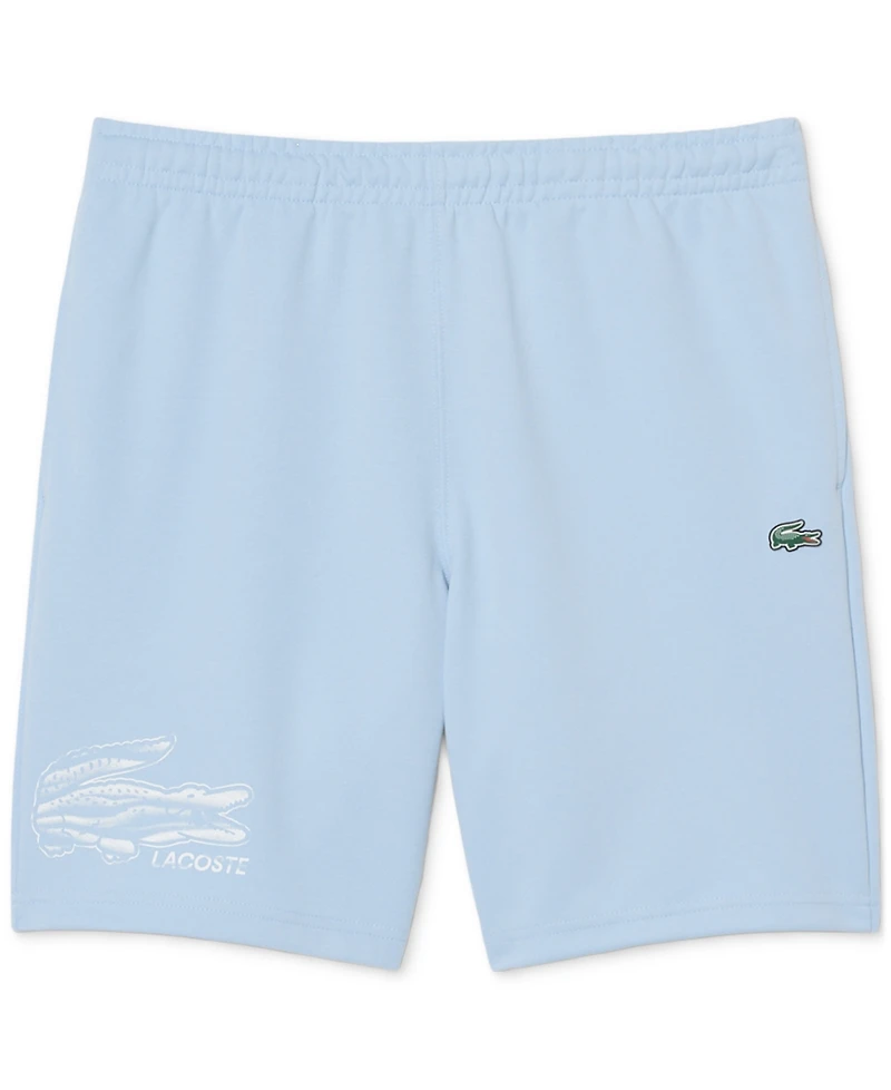 Lacoste Men's Logo Printed Elastic Waistband Shorts