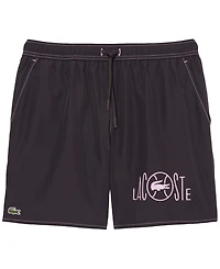 Lacoste Men's Quick-Dry Elastic Waistband Swim Shorts