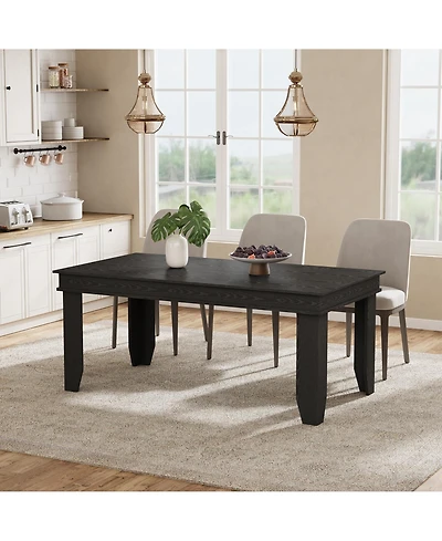gaomon 63 Farmhouse Dining Table For 4-6 People, Room, Kitchen