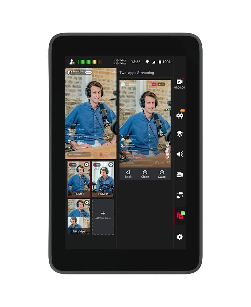YoloLiv YoloBox Ultra 8" Portable All-In-One Live Streaming Encoder and Monitor