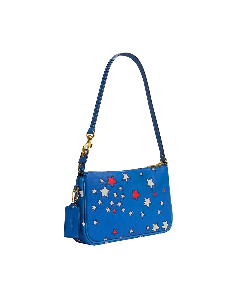 Coach Americana Star Print Plaza Small Shoulder Handbag