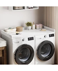 gaomon Washer Dryer Countertop, Laundry Topper with Edge and Non-Slip Pad
