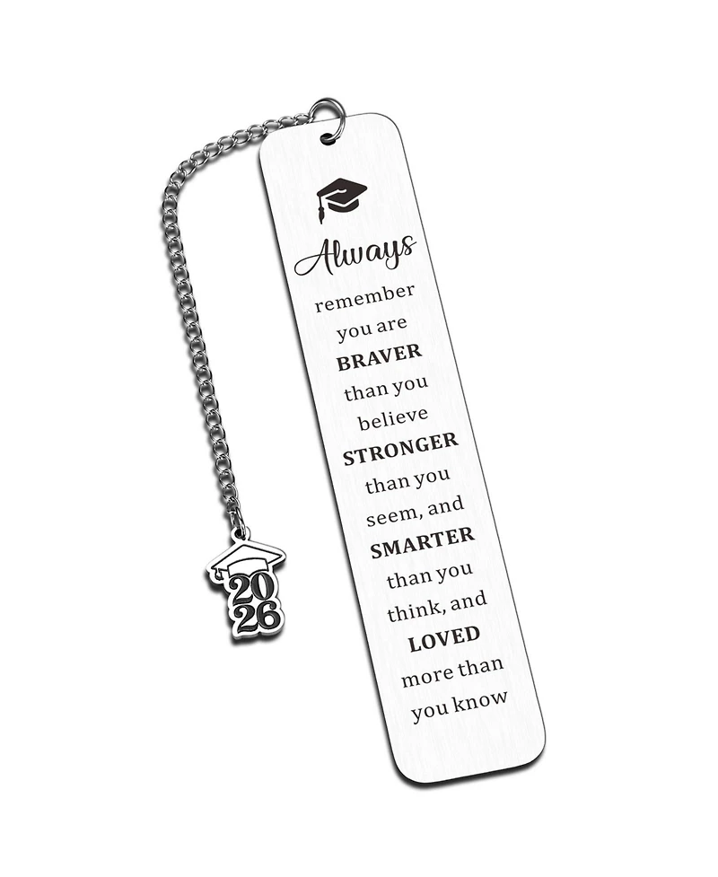 Gnuadz Graduation Bookmark 2026 Inspirational Gift Student Phd