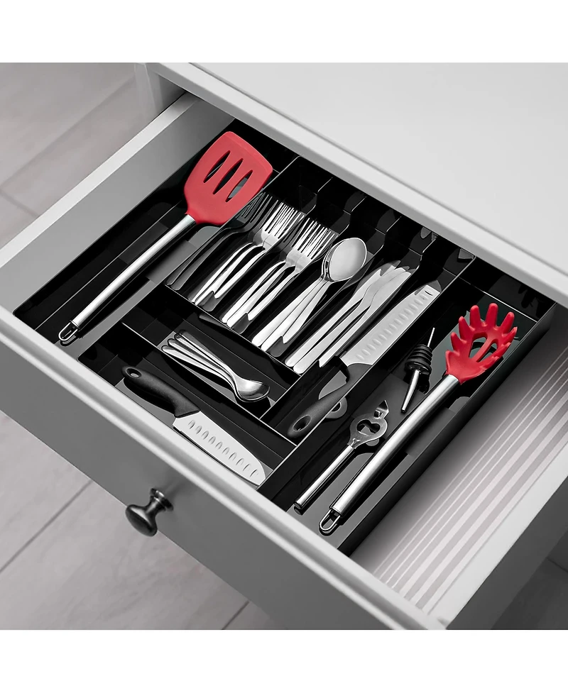 Sorbus Expandable Silverware Organizer - Multipurpose Flatware and Kitchen Storage Solution