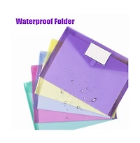 Gnuadz Poly Envelope File Folder Document Storage Label Pocket