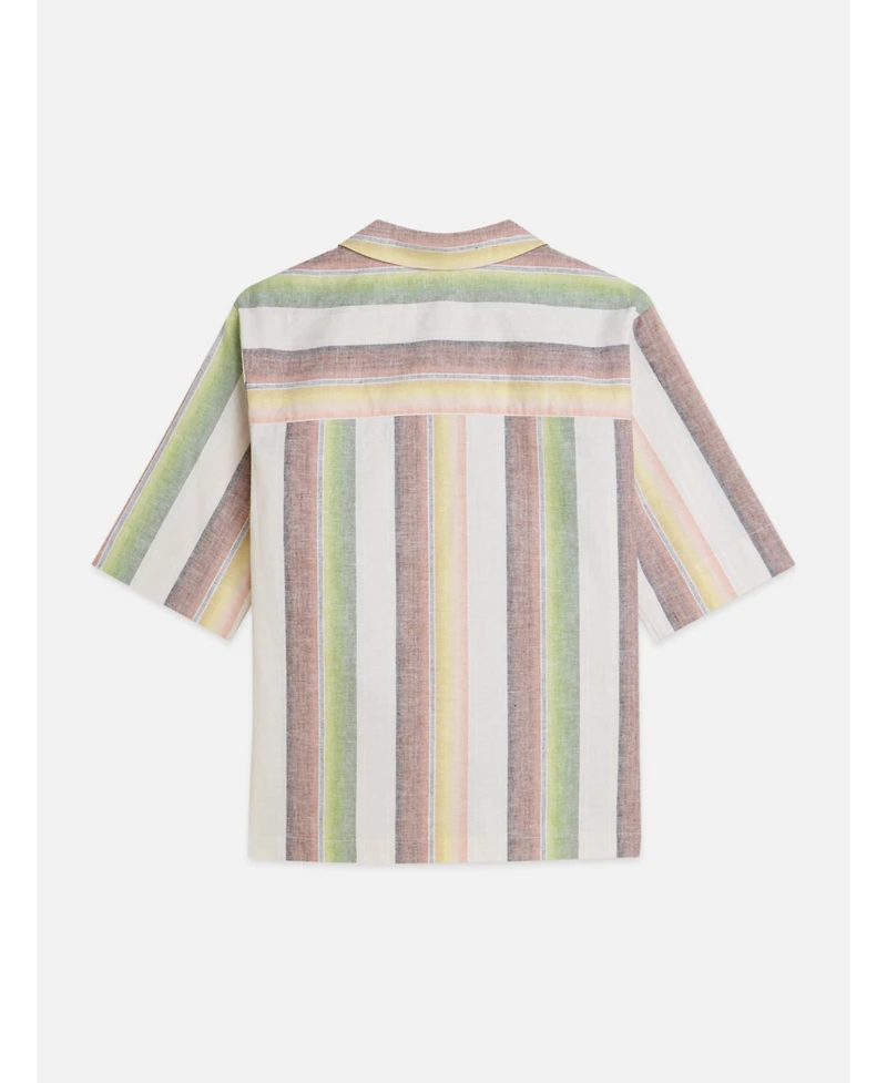 Scotch & Soda Women's Striped Shirt Sleeve Shirt