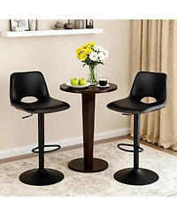 Gaomon Adjustable Bar Stools Set of 2, Heavy Duty Height Adjustable Bar Chairs
