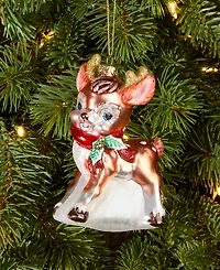Holiday Lane Merry Magic Reindeer Ornament, Macy's Exclusive