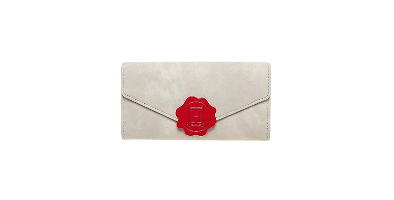 Hogwarts Letter w/ Crest Seal One Size Fits Most Faux Leather Wallet