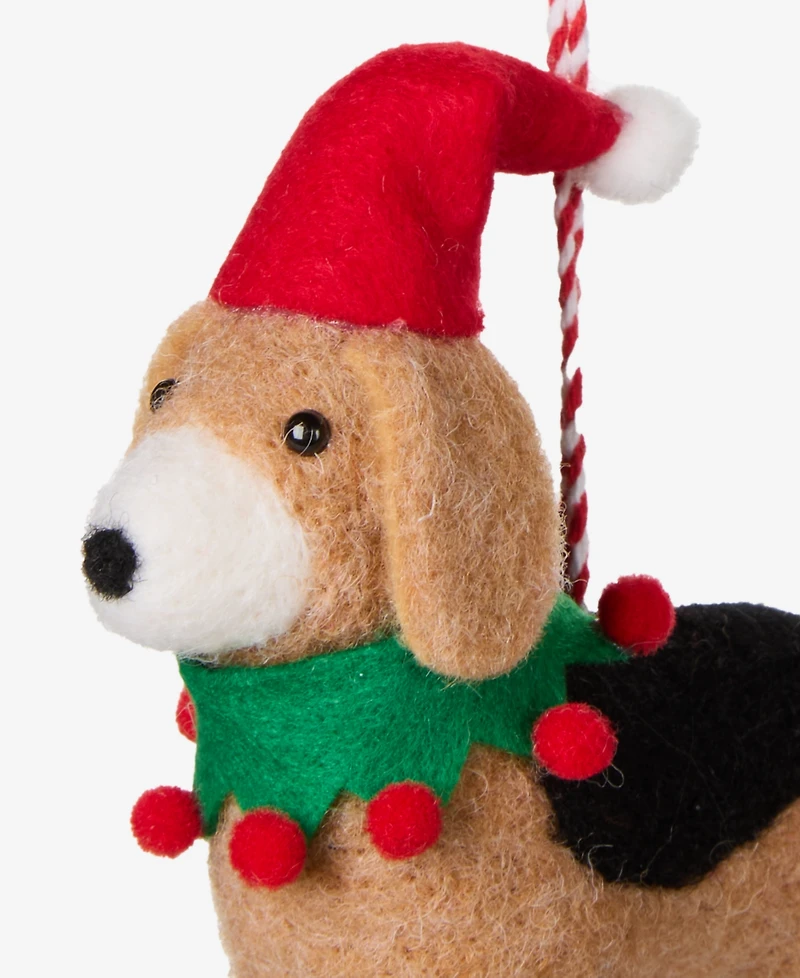 Holiday Lane Pets Felt Dog Ornament, Macy's Exclusive