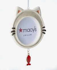 Holiday Lane Pets Cat Photo Frame Ornament, Macy's Exclusive