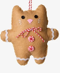 Holiday Lane Pets Felt Cat Ornament, Macy's Exclusive