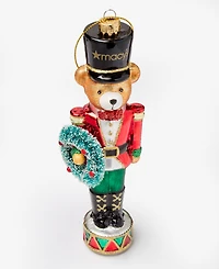 Holiday Lane Macy's Bear Nutcracker Ornament, Macy's Exclusive