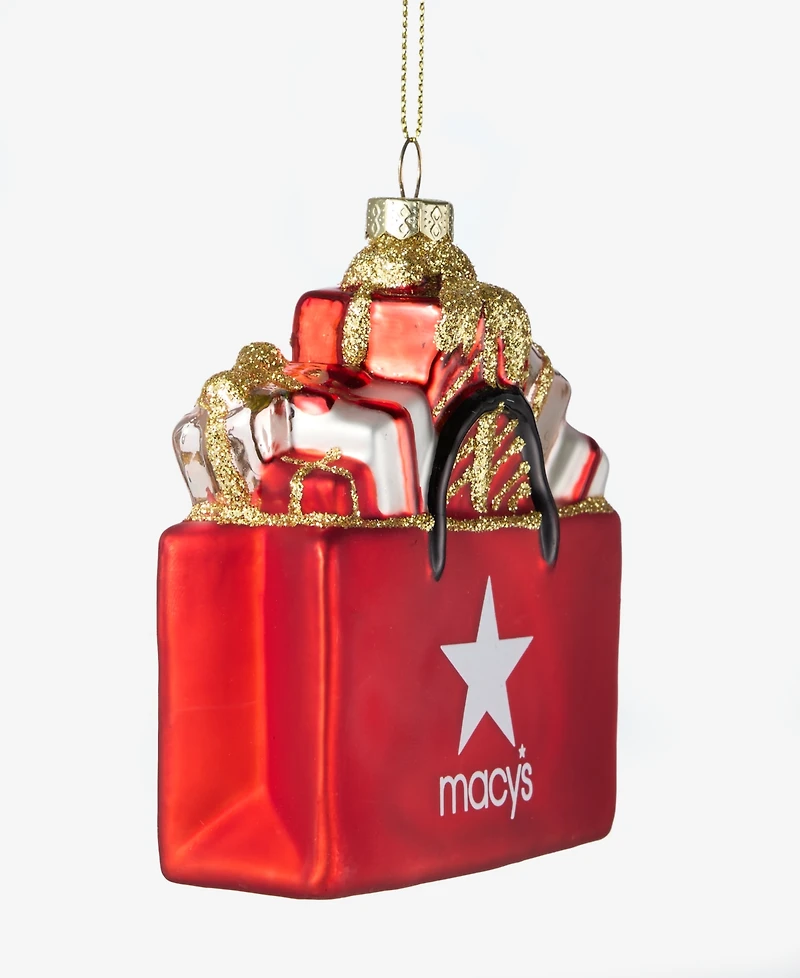 Holiday Lane Macy's Gift Bag Ornament, Macy's Exclusive