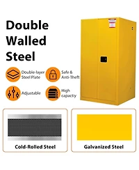 Gaomon 60 Gallon Manual Close Flammable Storage Cabinet
