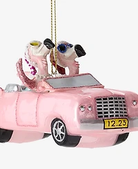 Holiday Lane Florida Flamingos in Car Ornament, Macy's Exclusive