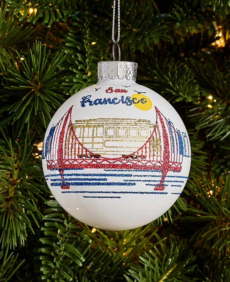 Holiday Lane San Francisco Scenery Ornament, Exclusively at Macy's