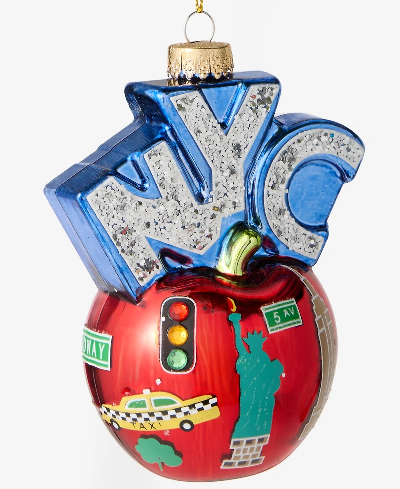 Holiday Lane New York Nyc Apple Ornament, Macy's Exclusive