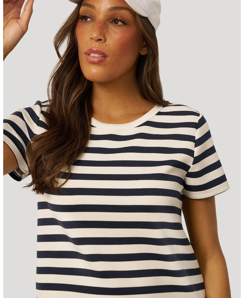 Cable and Gauge Women's Essential Stripe Tee