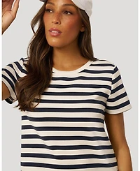 Cable and Gauge Women's Essential Stripe Tee