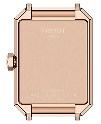 Tissot Women's Rose Gold Stainless Steel Bracelet Watch, 21.80mm
