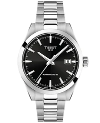 Tissot Men's Round Silver Stainless Steel Watch 38mm