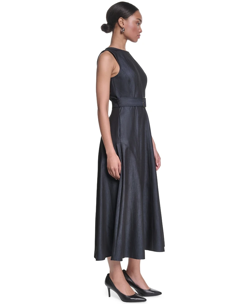 Karl Lagerfeld Paris Women's Denim Midi Dress