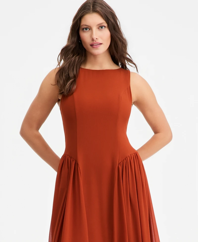 On 34th Women's Drop-Waist Midi Dress, Macy's Exclusive