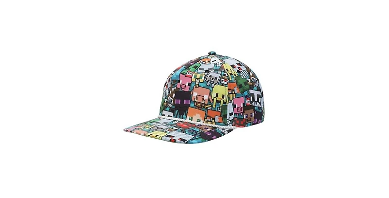 Minecraft Characters All-Over Print Snapback Hat