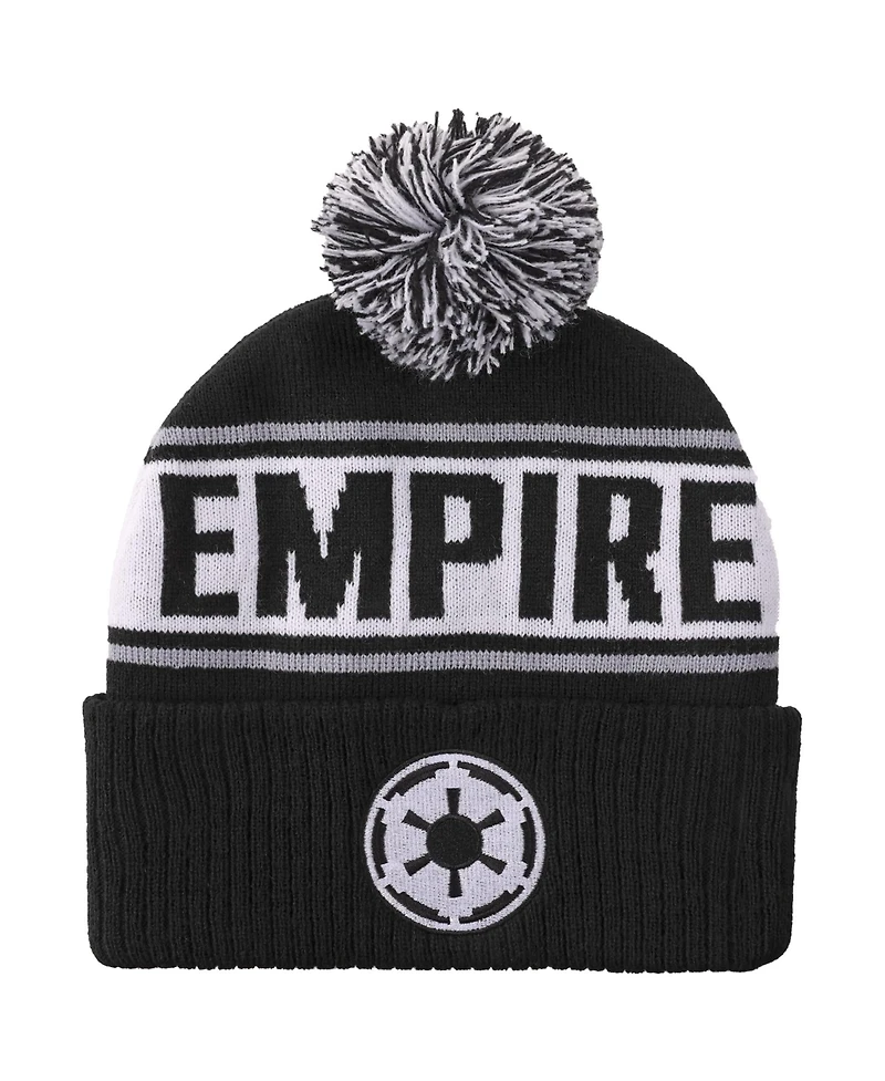 Star Wars Men's Galactic Empire Black Cuff Beanie.